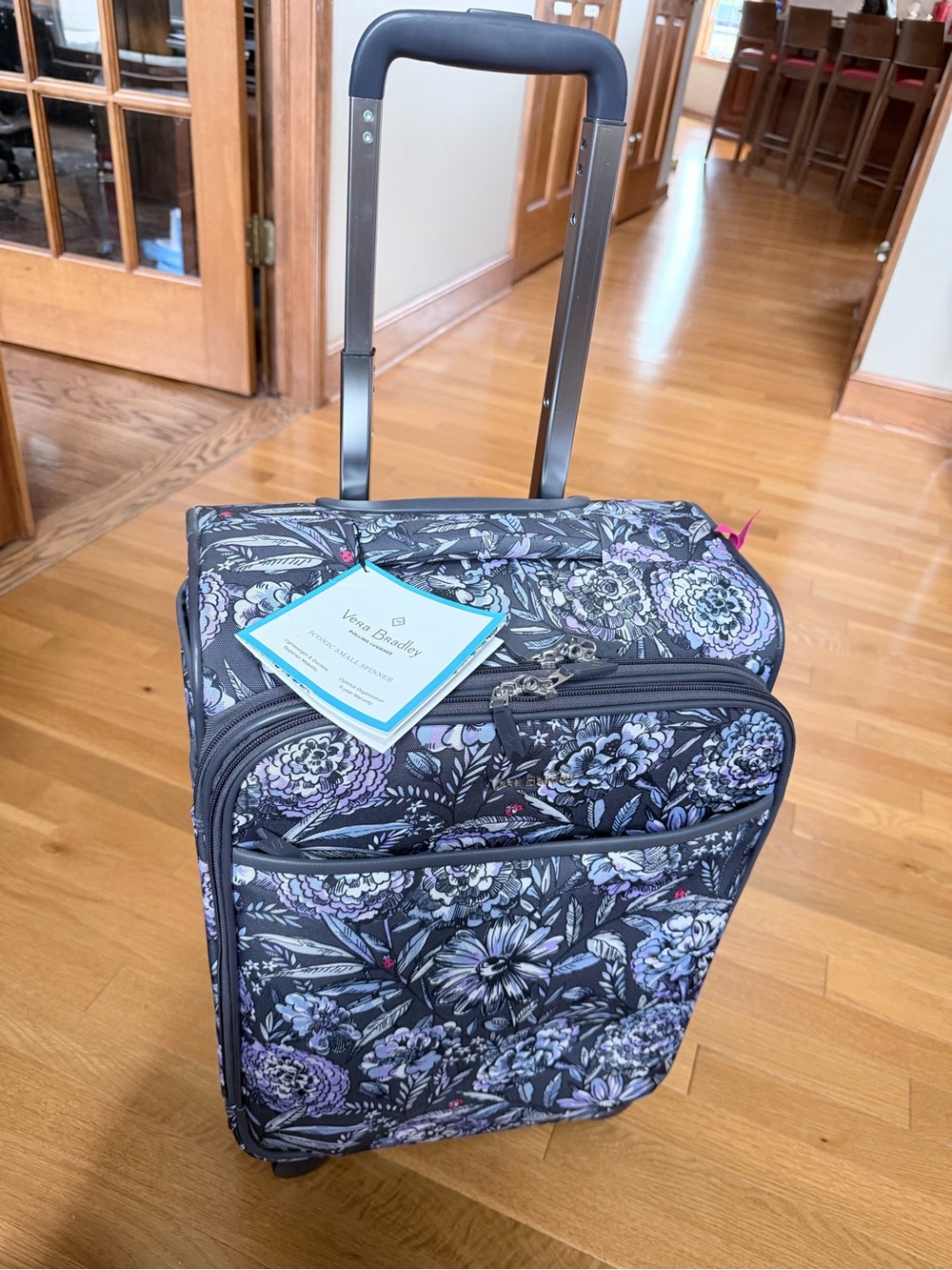 Vera Bradley Iconic Small Spinner carry-on bag